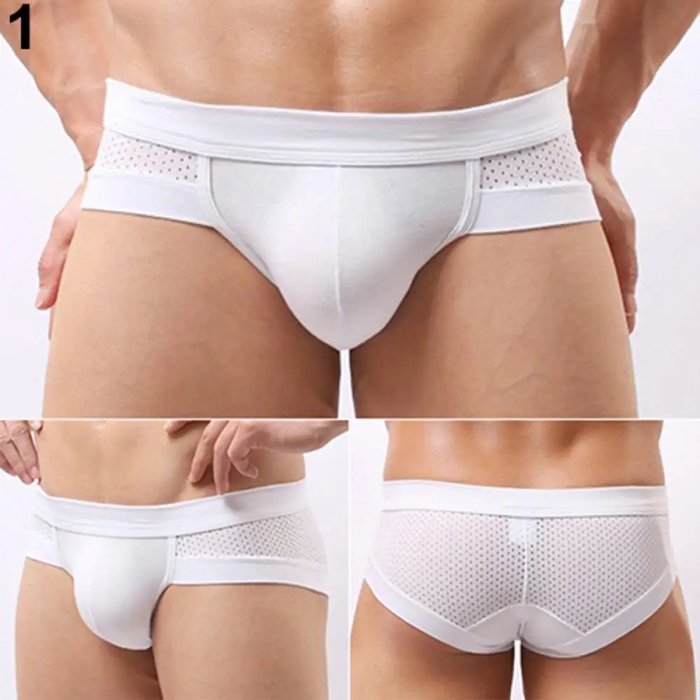 Men's Sexy Mesh Modal Triangle Underwear Breathable Solid Briefs Underpants Men's Shorts Briefs Man Panties трусы мужские Cuecas
Men's Sexy Mesh Modal Triangle Underwear Breathable Solid Briefs Underpants Men's Shorts Briefs Man Panties трусы мужские Cuecas