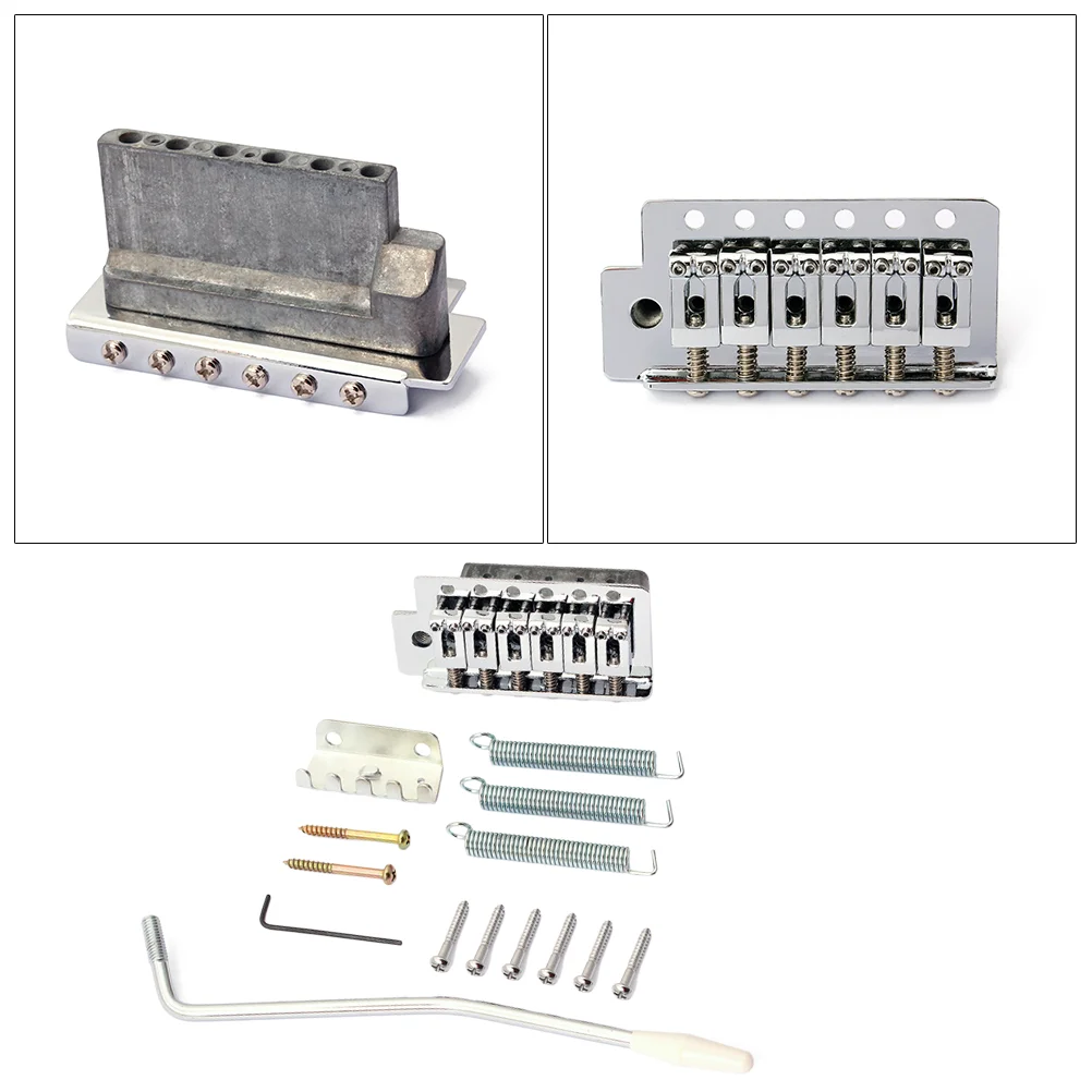 GA205 6 String Flat ST Saddle Single Tremolo Bridge System for Electric Guitar Accessories Parts Screw-in Arm (Silver)
GA205 6 String Flat ST Saddle Single Tremolo Bridge System for Electric Guitar Accessories Parts Screw-in Arm (Silver)