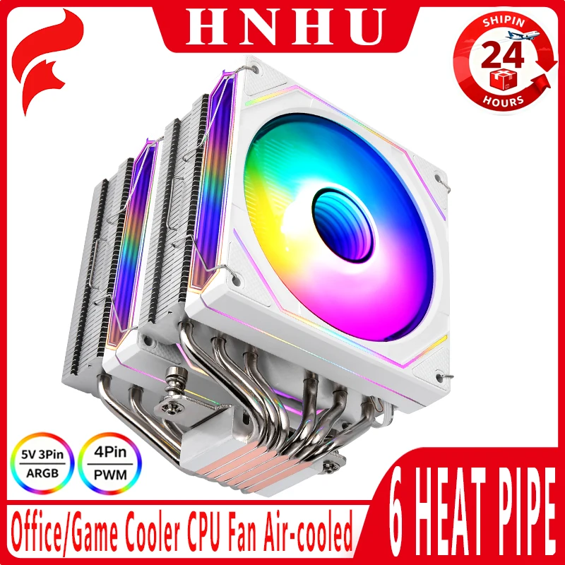 HNHU Server CPU Cooler TDP:260W 120mm Twin tower 6 Heat Pipe Radiator Compatible x79 x99 AM4 AM5 LGA2011 115x 1200 1700 Argb Fan
HNHU Server CPU Cooler TDP:260W 120mm Twin tower 6 Heat Pipe Radiator Compatible x79 x99 AM4 AM5 LGA2011 115x 1200 1700 Argb Fan
