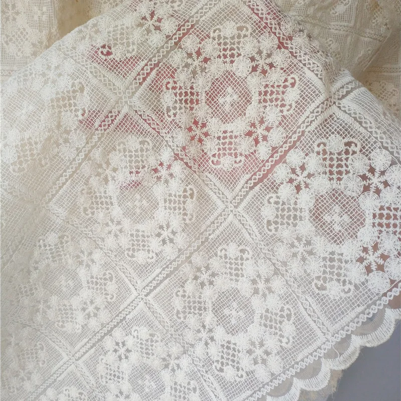 Checkered Floral Embroidery Mesh Lace Fabric Women's Dress Children's Clothing Handmade Sewing Material
Checkered Floral Embroidery Mesh Lace Fabric Women's Dress Children's Clothing Handmade Sewing Material