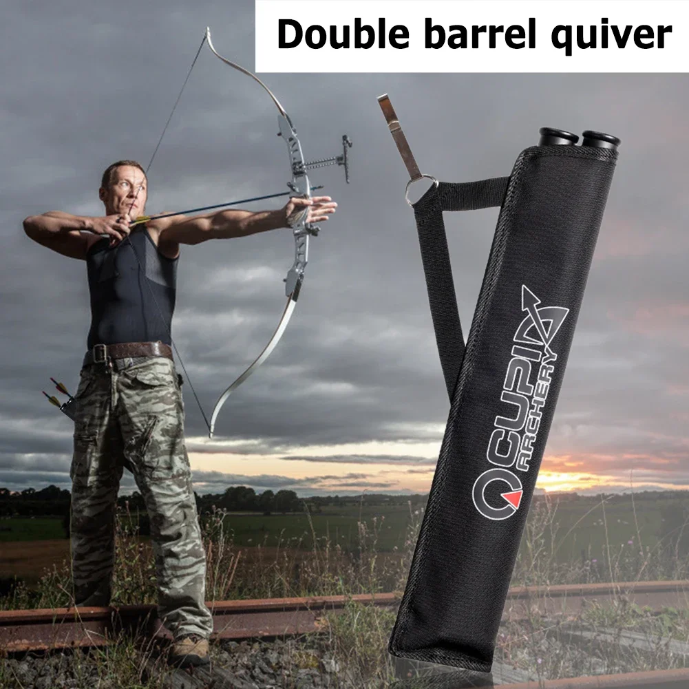 Двойная трубчатая сумка для колчана со стрелами, портативная поясная подвесная сумка для стрельбы из лука, держатель для стрел, аксессуары для уличной охоты
Двойная трубчатая сумка для колчана со стрелами, портативная поясная подвесная сумка для стрельбы из лука, держатель для стрел, аксессуары для уличной охоты