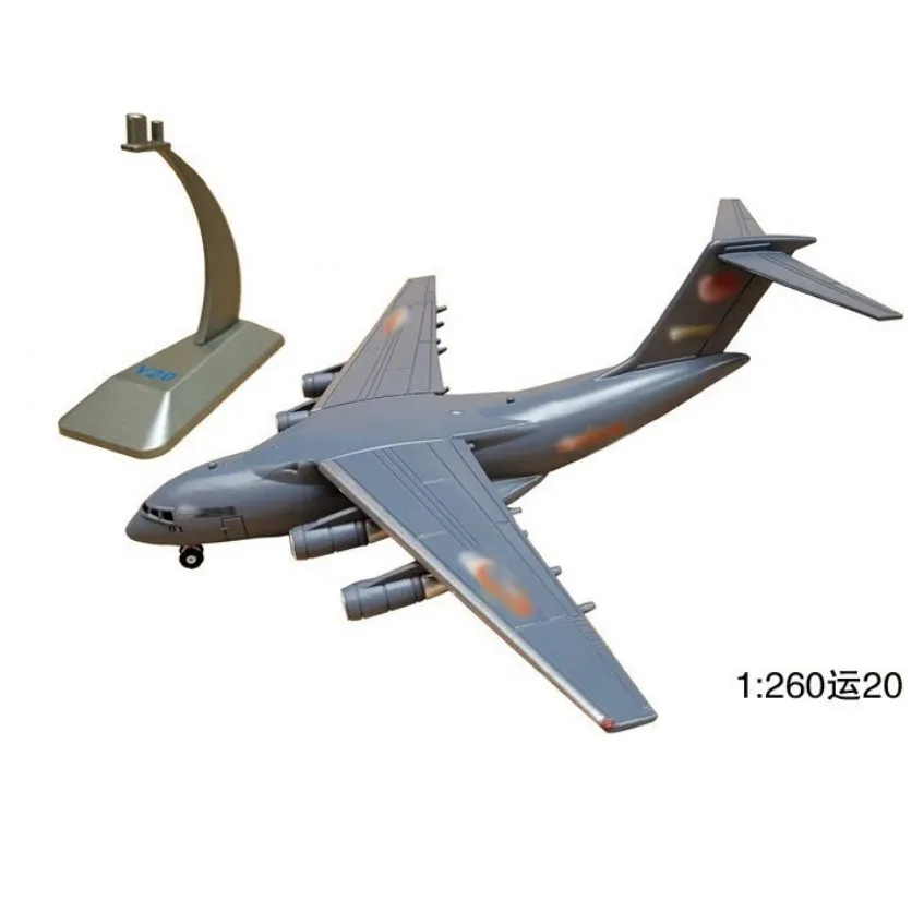 1:260 Scale Y-20 Transport Plane Model Bomber Alloy Simulation Aviation Ornaments With Stand Creative Collection Aircraft Gifts
1:260 Scale Y-20 Transport Plane Model Bomber Alloy Simulation Aviation Ornaments With Stand Creative Collection Aircraft Gifts