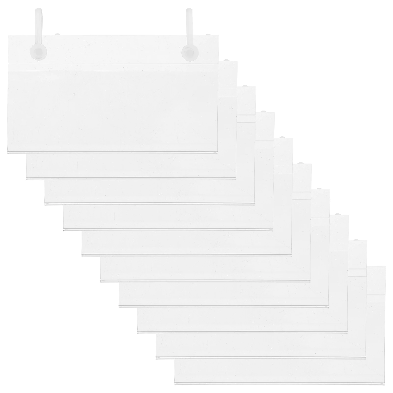 50pcs Transparent Net Basket Labels Clip on Holders 100x55mm Clear Sign Shelf Organizers Storage Solutions Product Tag Holders
50pcs Transparent Net Basket Labels Clip on Holders 100x55mm Clear Sign Shelf Organizers Storage Solutions Product Tag Holders