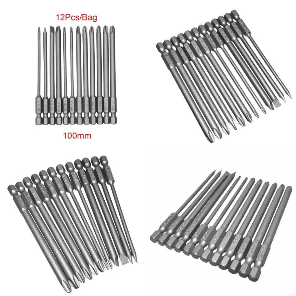 12pcs/set Alloy Steel Slotted Screwdriver Drill Bits for He
12pcs/set Alloy Steel Slotted Screwdriver Drill Bits for He