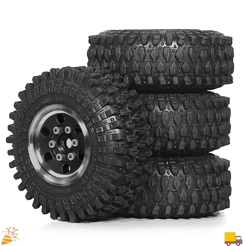 4Pcs 55Mm 1.0Inch Metal Beadlock Wheel Tire For 1/18 1/24 RC Crawler Car TRX4M SCX24 Upgrade Parts Accessories
4Pcs 55Mm 1.0Inch Metal Beadlock Wheel Tire For 1/18 1/24 RC Crawler Car TRX4M SCX24 Upgrade Parts Accessories