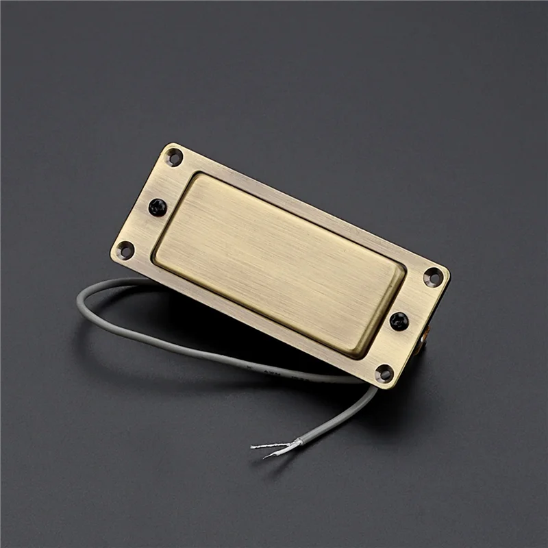 TURE 2X Sealed Mini Humbucker Double Coil Pickup For Electric Guitar Bronze Vintage Bronze Small LP Style Pickup With 2-Core
TURE 2X Sealed Mini Humbucker Double Coil Pickup For Electric Guitar Bronze Vintage Bronze Small LP Style Pickup With 2-Core
