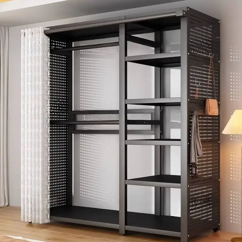 Metal Storage Wardrobes Organizer Luxury Design Dressing Room Home Wardrobes Bedroom Clothes Roupeiros De Quarto Furniture
Metal Storage Wardrobes Organizer Luxury Design Dressing Room Home Wardrobes Bedroom Clothes Roupeiros De Quarto Furniture