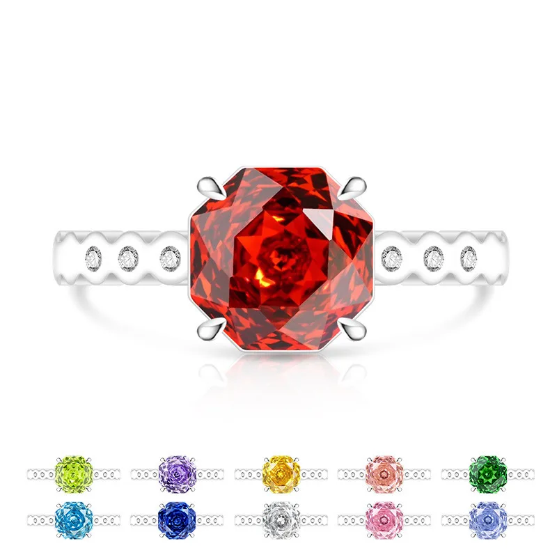 Adjustable 925 Sterling Silver Multi-color Cubic Zirconia Ring, Wedding Engagement Promise Ring for Women, Luxury Party Jewelry
Adjustable 925 Sterling Silver Multi-color Cubic Zirconia Ring, Wedding Engagement Promise Ring for Women, Luxury Party Jewelry