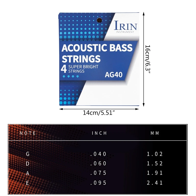 4pcs 4 String Acoustic Bass Strings Carbon Steel Hexagonal Alloy Bass Strings Musical Instrument Accessory
4pcs 4 String Acoustic Bass Strings Carbon Steel Hexagonal Alloy Bass Strings Musical Instrument Accessory