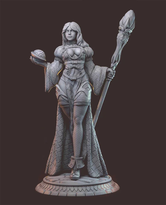 1/24 75mm 1/18 100mm Resin Model Kits Female Witch Figure Unpainted No Color RW-1014
1/24 75mm 1/18 100mm Resin Model Kits Female Witch Figure Unpainted No Color RW-1014