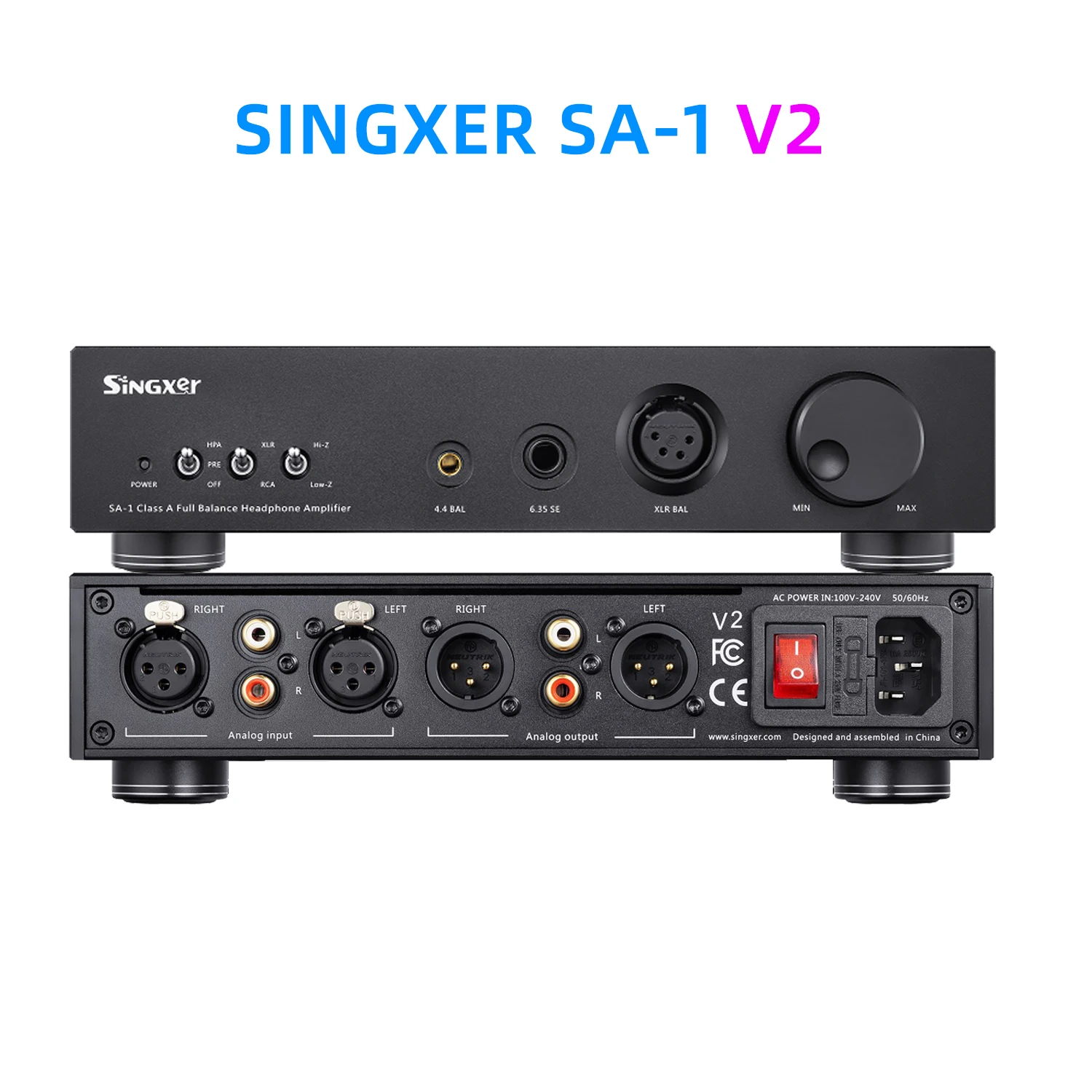 Singxer SA-1 V2 Усилитель для наушников Полностью балансный дискретный усилитель класса A/передний усилитель XLR/6,35 мм/4,4 мм Многоинтерфейсный Singxer SA1V2
Singxer SA-1 V2 Усилитель для наушников Полностью балансный дискретный усилитель класса A/передний усилитель XLR/6,35 мм/4,4 мм Многоинтерфейсный Singxer SA1V2
