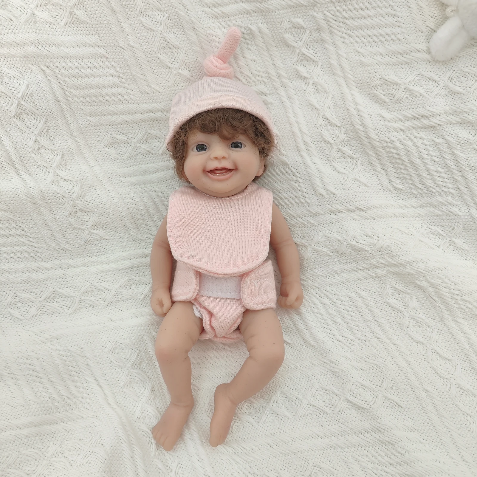 6" Micro Preemie Full Body Silicone Big Eyes Doll Lifelike Mini Reborn Bady Surprice Children Anti-Stress
6" Micro Preemie Full Body Silicone Big Eyes Doll Lifelike Mini Reborn Bady Surprice Children Anti-Stress