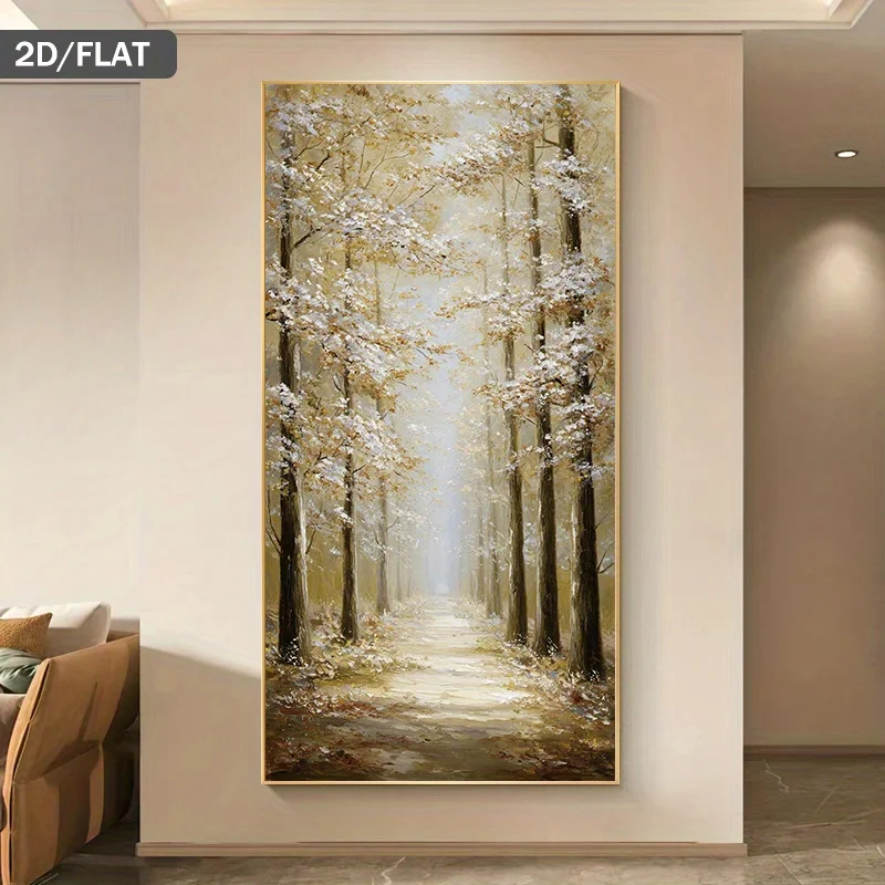 2D Flat Oversized Modern Abstract Golden Brown Canvas Wall Art Unframed Golden Leaf Forest Canvas Painting for Living Room Decor
2D Flat Oversized Modern Abstract Golden Brown Canvas Wall Art Unframed Golden Leaf Forest Canvas Painting for Living Room Decor