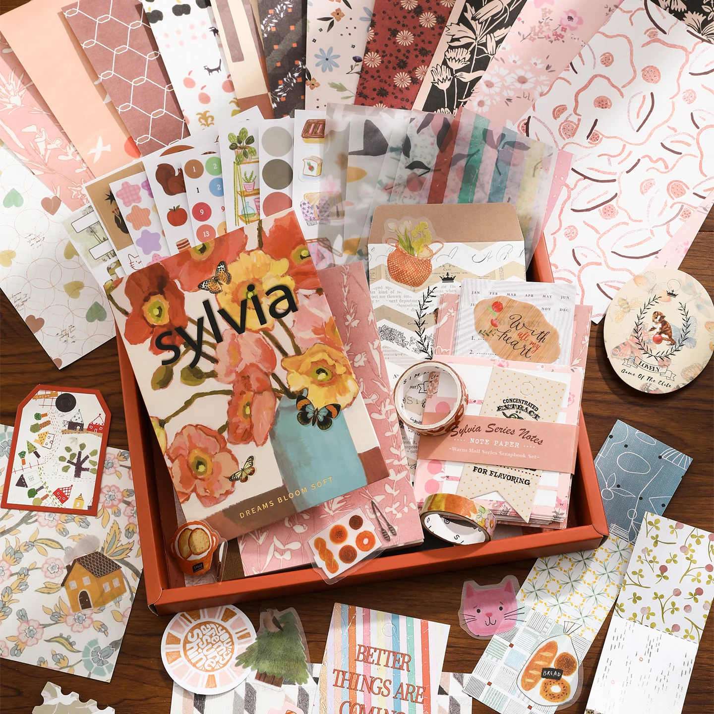 Mixed Style Scrapbook Ephemera Pack, Cute Cat & Floral Paper Die-Cuts for Journaling
Mixed Style Scrapbook Ephemera Pack, Cute Cat & Floral Paper Die-Cuts for Journaling