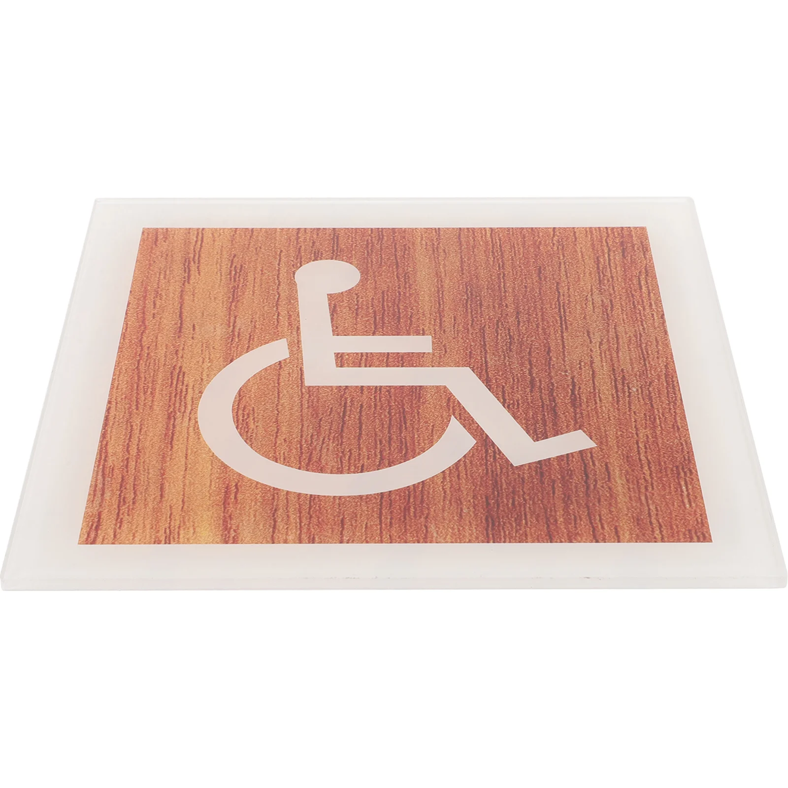 Handicap Restroom Sign Wheelchair Bathroom Symbol Clear Identification Acrylic Sturdy Construction for Business Toilet Door
Handicap Restroom Sign Wheelchair Bathroom Symbol Clear Identification Acrylic Sturdy Construction for Business Toilet Door