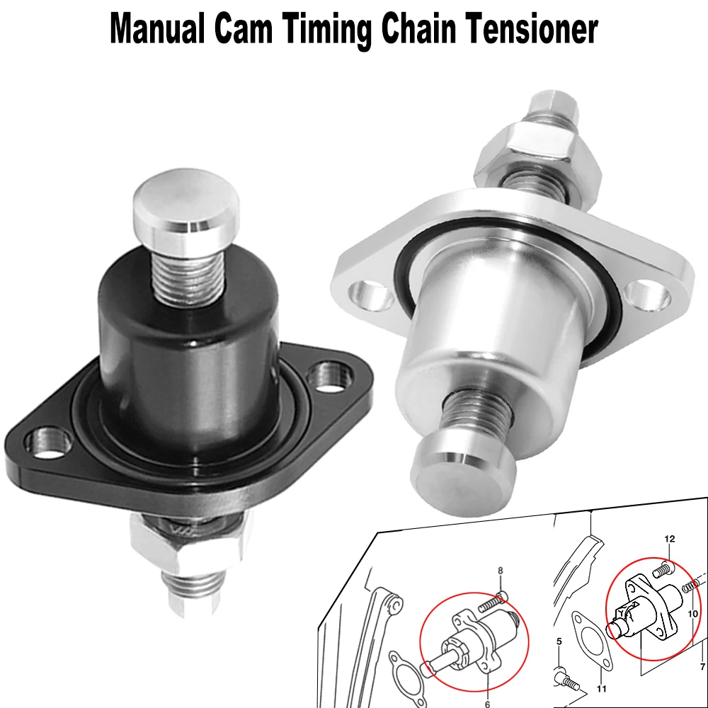 Manual Cam Chain Tensioner Adjuster For Suzuki KingQuad 450 500AXi LT-A450X/XZ LT-A500X/XC/XP/XPZ 07-26, LT-A500F LT-F500F 98-07
Manual Cam Chain Tensioner Adjuster For Suzuki KingQuad 450 500AXi LT-A450X/XZ LT-A500X/XC/XP/XPZ 07-26, LT-A500F LT-F500F 98-07