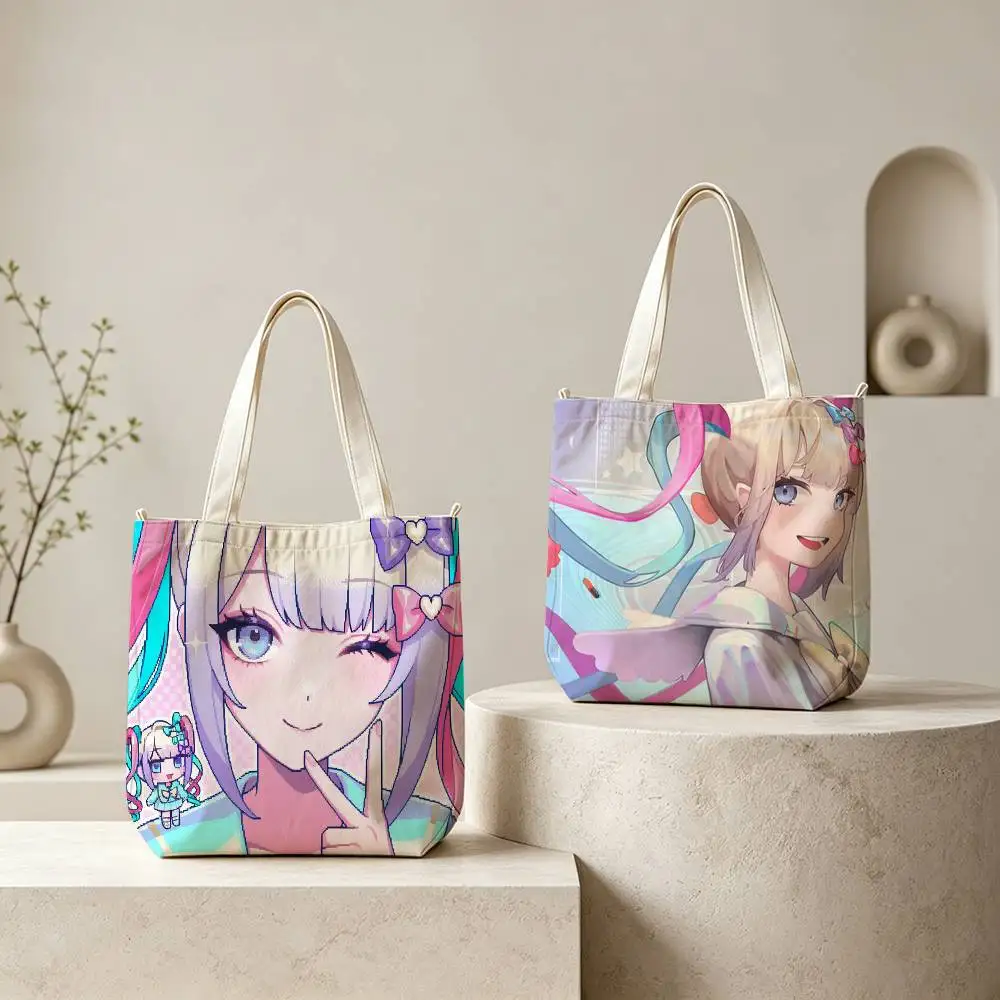 Anime Needys Girl Tote Bag for Women Reusable Shopping Tote Bag Zippered Shoulder Bags Print
Anime Needys Girl Tote Bag for Women Reusable Shopping Tote Bag Zippered Shoulder Bags Print