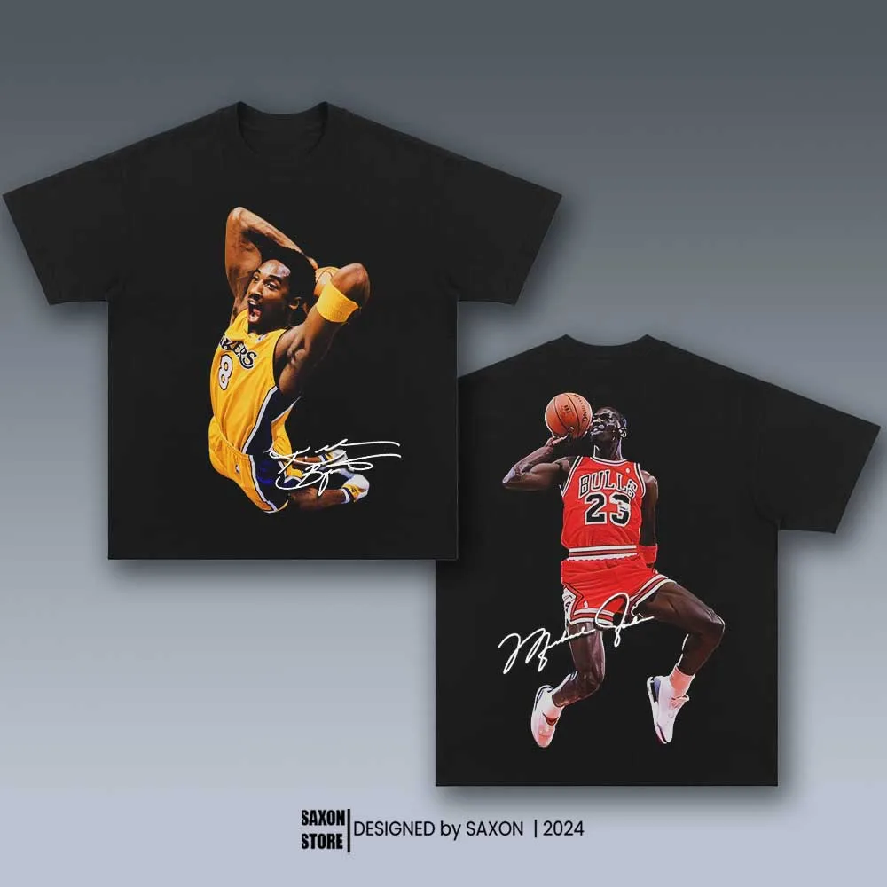 KOBE AND JORDAN Graphic Cotton T-shirt Unisex Men Women Summer Short Sleeve Fashion Brand Tee Luxury Casual Vintage Retro Tops
KOBE AND JORDAN Graphic Cotton T-shirt Unisex Men Women Summer Short Sleeve Fashion Brand Tee Luxury Casual Vintage Retro Tops