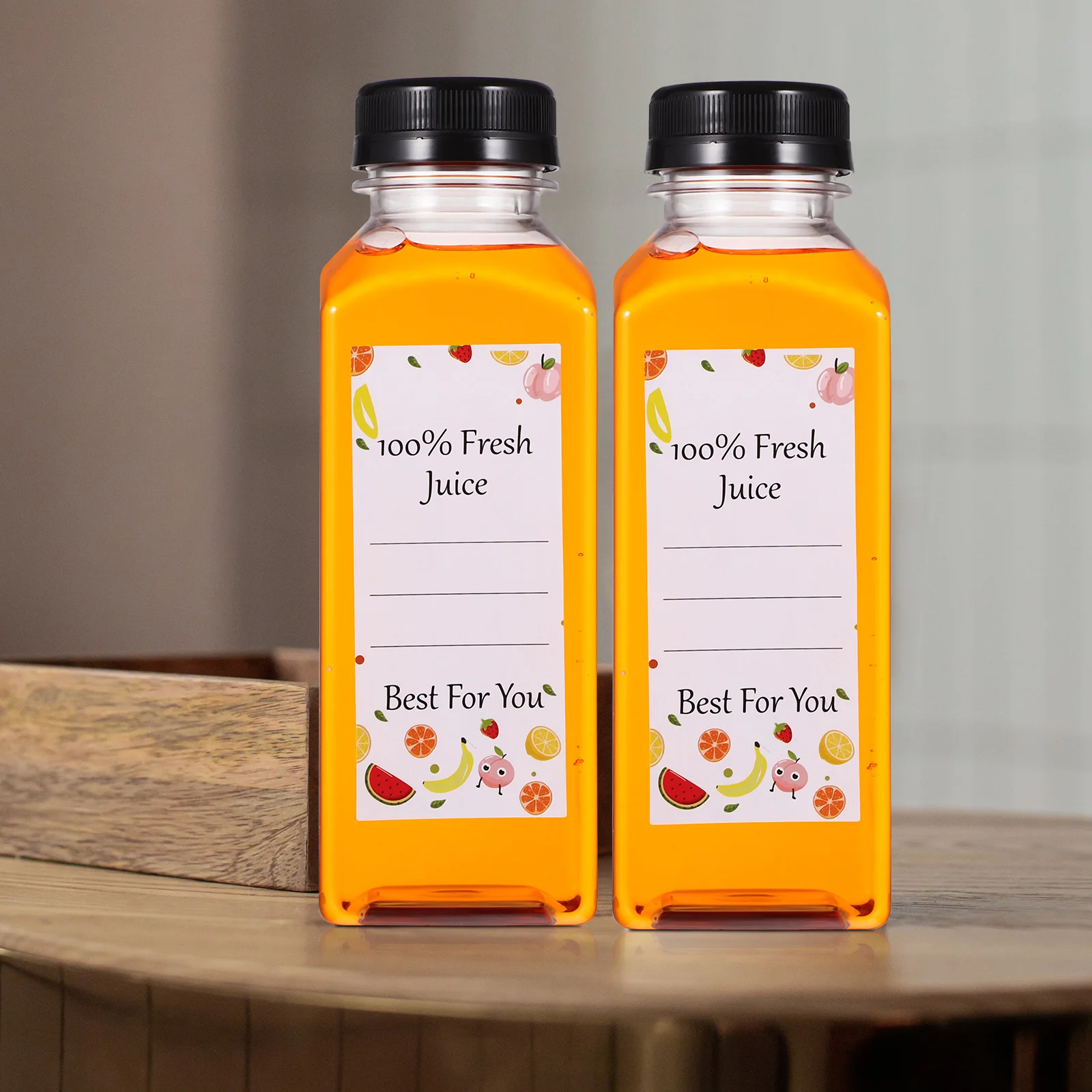 1 set 360ml Beverage Bottles Lightweight Portable Cute Stickers Easy Wash Reusable Durable Tight Sealing Plastic Containers
1 set 360ml Beverage Bottles Lightweight Portable Cute Stickers Easy Wash Reusable Durable Tight Sealing Plastic Containers