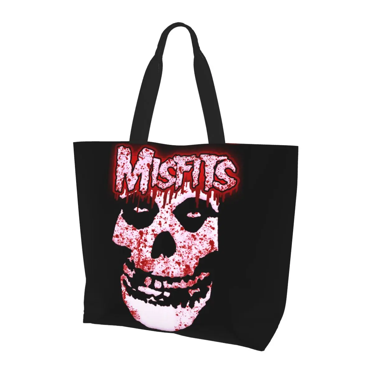 Misfits Skull Shopping Tote Bag Холщовые сумки на плечо большой вместимости Сумка-шоппер для продуктов для женщин
Misfits Skull Shopping Tote Bag Холщовые сумки на плечо большой вместимости Сумка-шоппер для продуктов для женщин