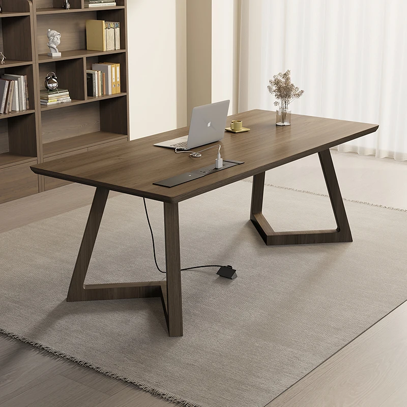 Nordic all solid wood desk light luxury modern simple living room large long desk with socket double study table computer table
Nordic all solid wood desk light luxury modern simple living room large long desk with socket double study table computer table