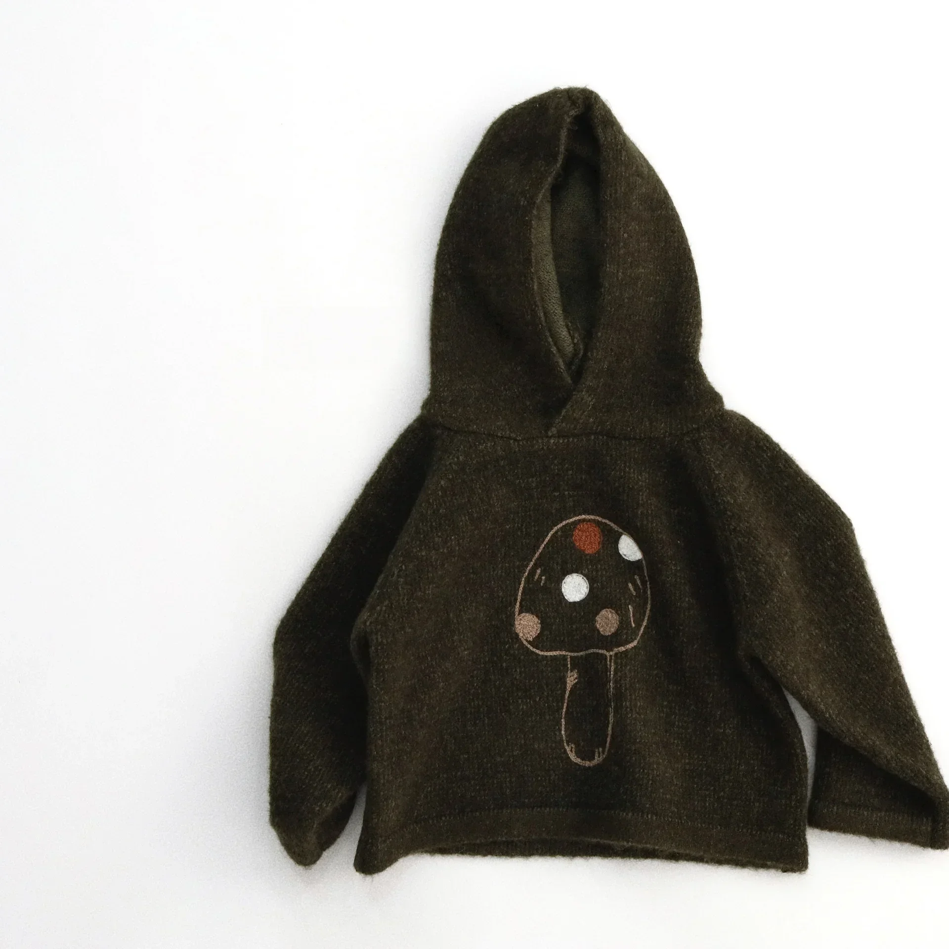 1-6Y Children Top Sweater 2025 New Style Thickened Knitwear Kids Girls Boys Hooded Pullover with Mushroom Embroidery Warm Casual
1-6Y Children Top Sweater 2025 New Style Thickened Knitwear Kids Girls Boys Hooded Pullover with Mushroom Embroidery Warm Casual