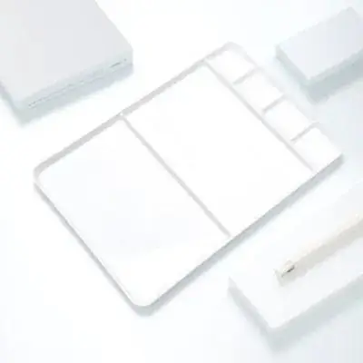 Multi-Compartment Plastic Paint Palette Watercolor Oil Acrylic Pigment Mixing Tray Smooth Skin-Friendly PP Material Artist
Multi-Compartment Plastic Paint Palette Watercolor Oil Acrylic Pigment Mixing Tray Smooth Skin-Friendly PP Material Artist