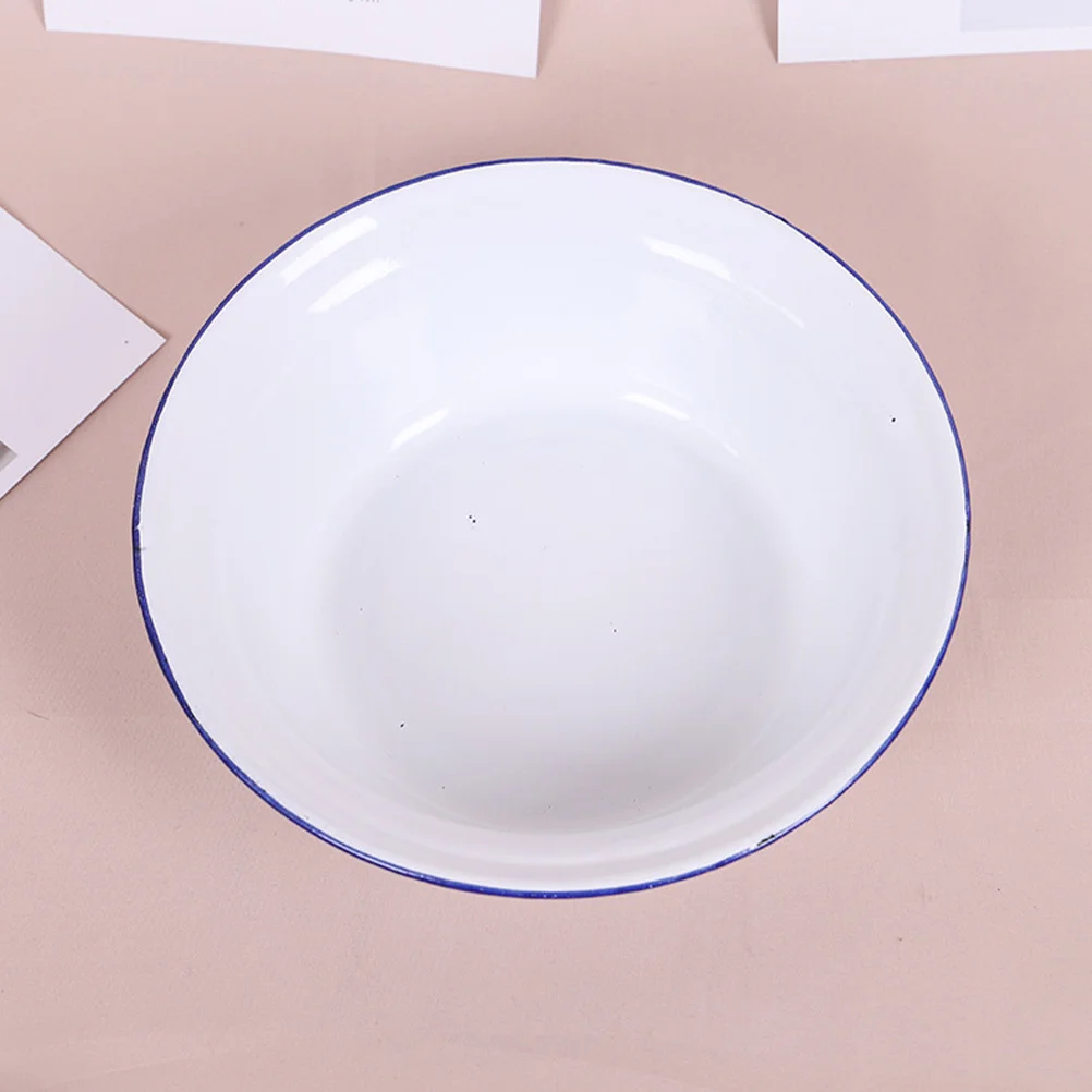 Круглая эмалированная чаша, небьющаяся эмалированная раковина для супа для кухни, смешивание овощного салата, можно мыть в посудомоечной машине, декоративная
Круглая эмалированная чаша, небьющаяся эмалированная раковина для супа для кухни, смешивание овощного салата, можно мыть в посудомоечной машине, декоративная