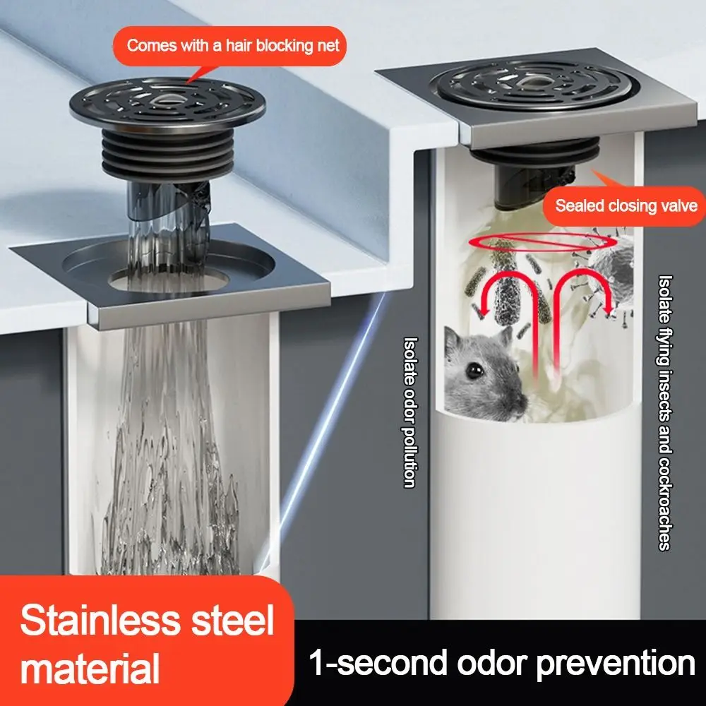 Stainless Steel Shower Floor Drain Core Insect Prevention Removable Fast Drainage Floor Drain Anti Odor Sink Strainer
Stainless Steel Shower Floor Drain Core Insect Prevention Removable Fast Drainage Floor Drain Anti Odor Sink Strainer