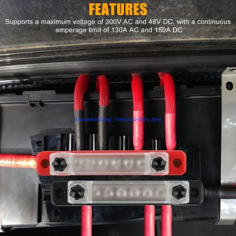 H7BD 2 Pieces 150A 6 Terminal Busbar Power Distribution Block For Recreational Vehicle Car Boat Motorhome Electrical Systems
H7BD 2 Pieces 150A 6 Terminal Busbar Power Distribution Block For Recreational Vehicle Car Boat Motorhome Electrical Systems