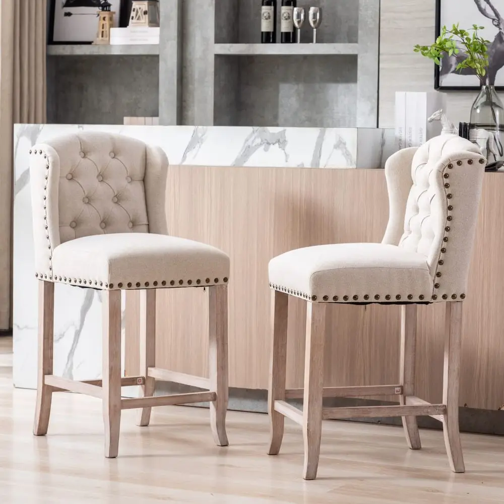 Furniture Masaccio Weathered Brown Upholstery Airlift Adjustable Swivel Barstool with Chrome Base, Set of 2
Furniture Masaccio Weathered Brown Upholstery Airlift Adjustable Swivel Barstool with Chrome Base, Set of 2