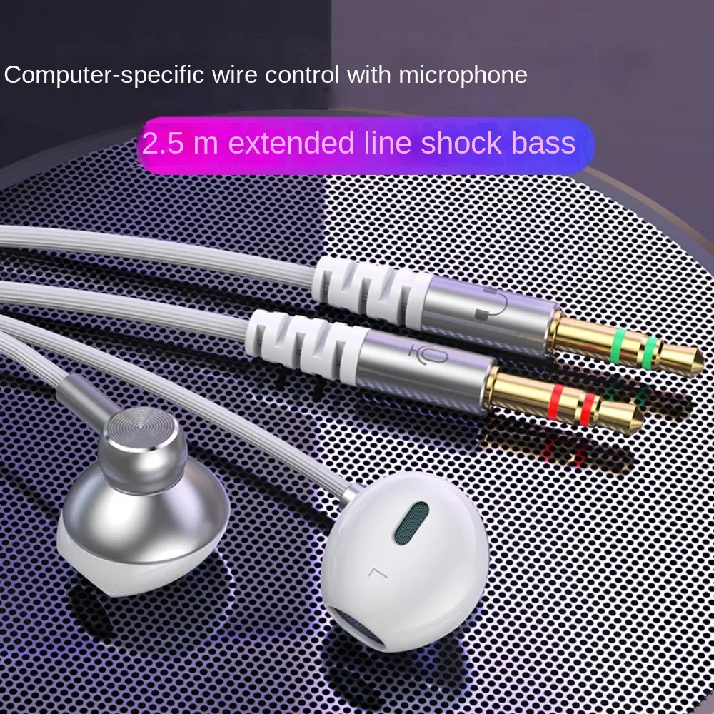 3.5mm Jack 3.5mm Wired Earphones Dual Plug Headset Dual Jack Headphones Stereo Earbuds Wired Headset for Desktop/Computer/PC
3.5mm Jack 3.5mm Wired Earphones Dual Plug Headset Dual Jack Headphones Stereo Earbuds Wired Headset for Desktop/Computer/PC