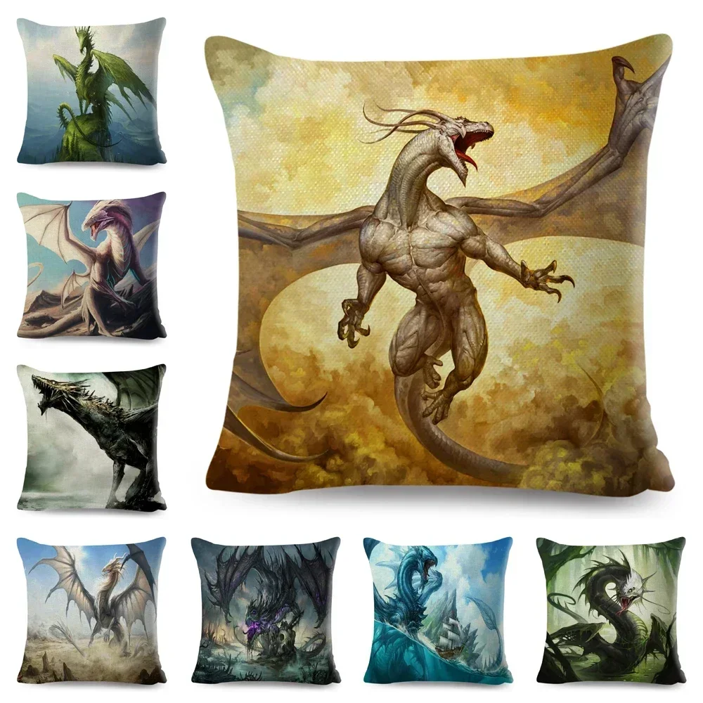Dragon Cushion Cover Decor Cartoon Pattern Animal Print Pillow Case for Car Sofa Home Polyester Pillowcase 45x45cm
Dragon Cushion Cover Decor Cartoon Pattern Animal Print Pillow Case for Car Sofa Home Polyester Pillowcase 45x45cm