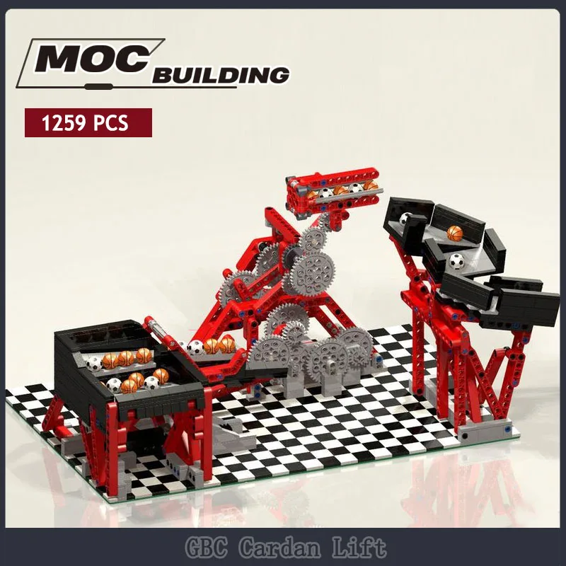 GBC Cardan Lift MOC Cycloidal Drive Building Block Technology Bricks DIY Assembly Model Educational Toys Puzzle
GBC Cardan Lift MOC Cycloidal Drive Building Block Technology Bricks DIY Assembly Model Educational Toys Puzzle