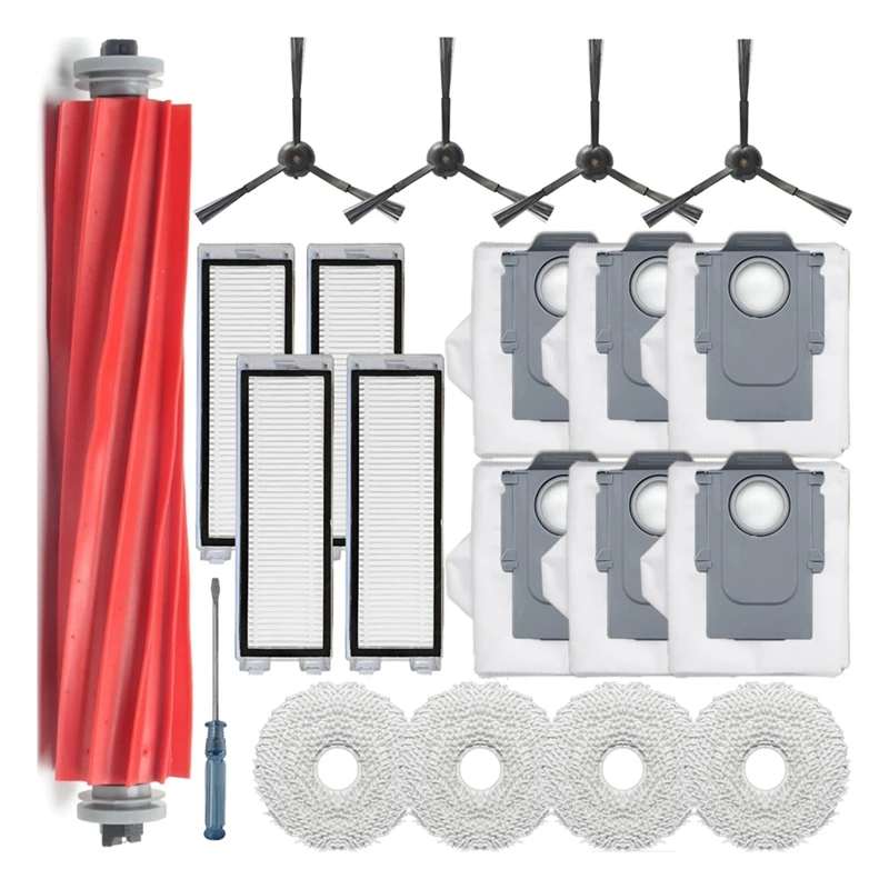 ABUD-Accessory Kit For Roborock Q Revo Vacuum Cleaners Including Main Brush, Mop Pad, Side Brushes HEPA Filter & Vacuum Bag
ABUD-Accessory Kit For Roborock Q Revo Vacuum Cleaners Including Main Brush, Mop Pad, Side Brushes HEPA Filter & Vacuum Bag