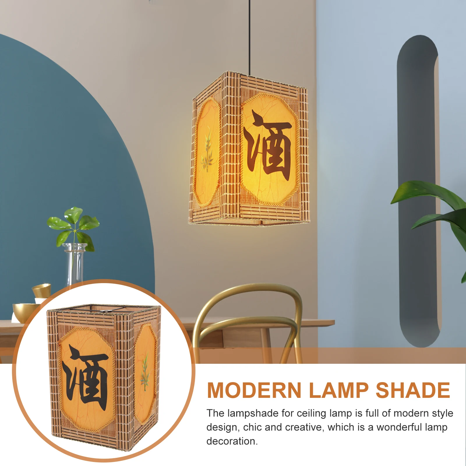 Бамбуковый тканый абажур, квадратный ретро-светильник для подвесной светильник, Ch-фонарь для гостиной, уличные аксессуары «сделай сам», H made
Бамбуковый тканый абажур, квадратный ретро-светильник для подвесной светильник, Ch-фонарь для гостиной, уличные аксессуары «сделай сам», H made