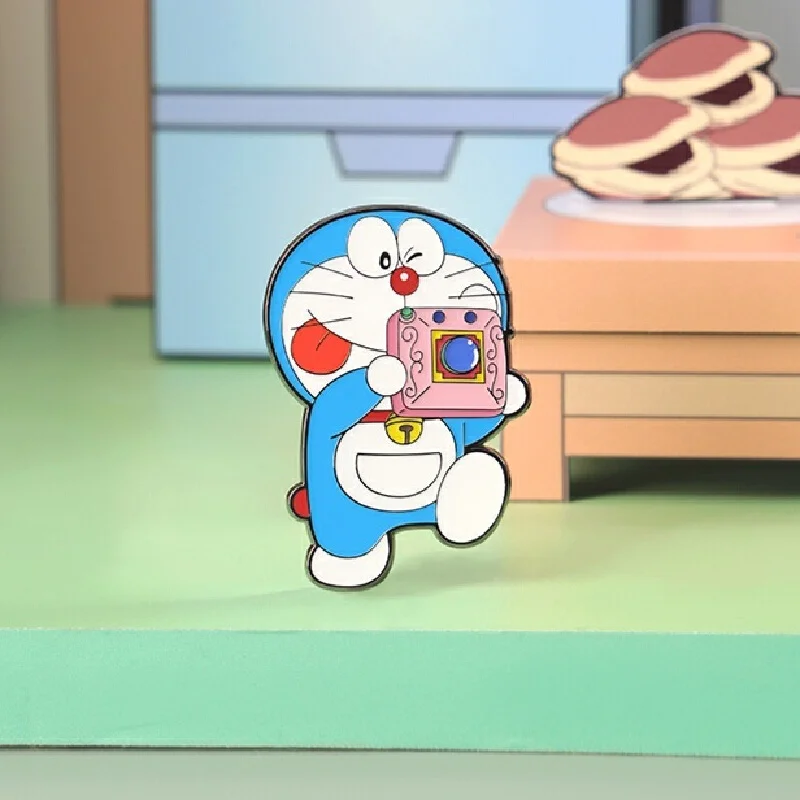 New Doraemon Secret Props Unveiled Series Badge Brooch Refrigerator Sticker Gift Zinc Alloy Cartoon Cute Dress Changing Camera
New Doraemon Secret Props Unveiled Series Badge Brooch Refrigerator Sticker Gift Zinc Alloy Cartoon Cute Dress Changing Camera
