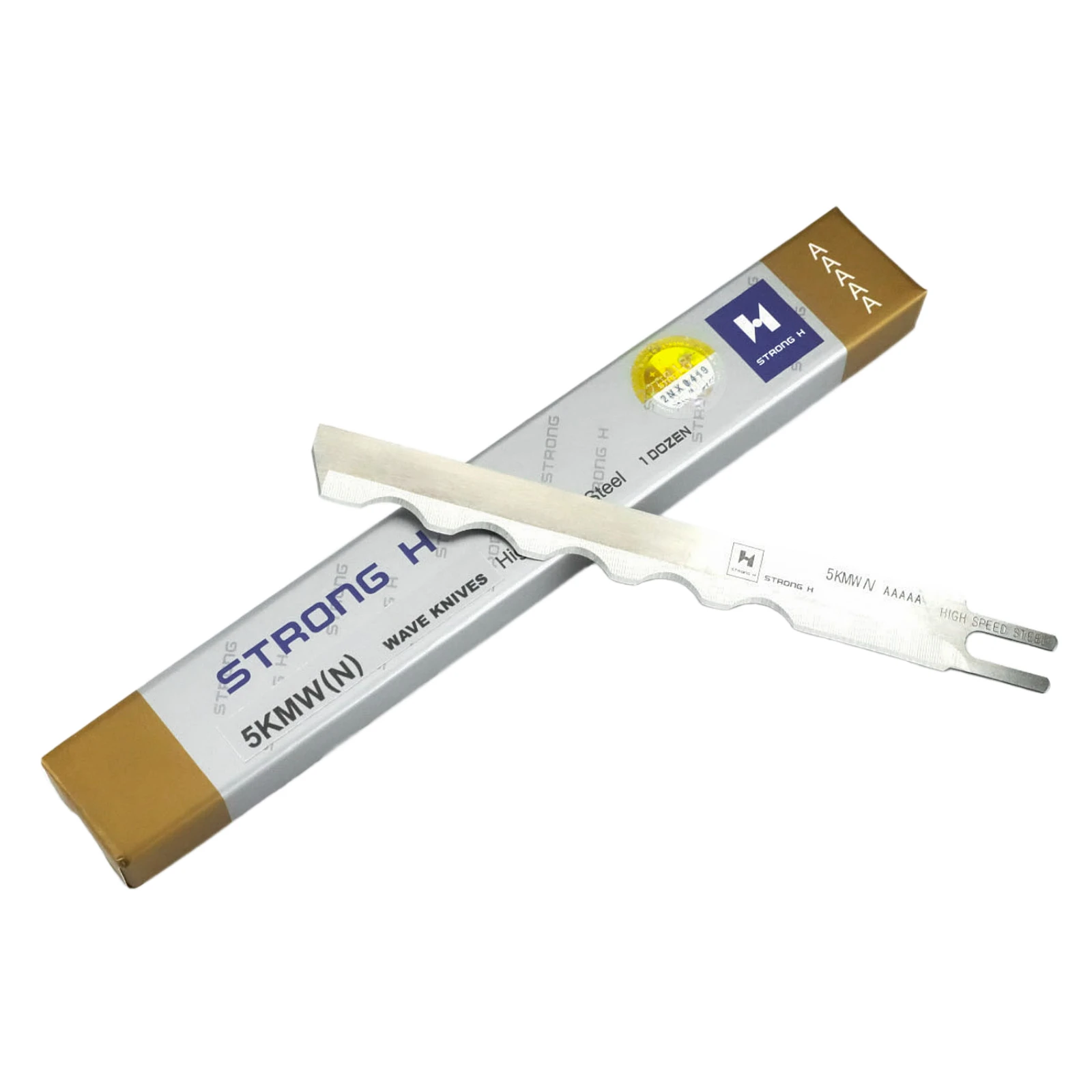 5 inch Narrow Wave Edge Blade For KM and Eastman Straight Cutting Machine Fabric Cut Knife Made By High Speed Steel (HSS)
5 inch Narrow Wave Edge Blade For KM and Eastman Straight Cutting Machine Fabric Cut Knife Made By High Speed Steel (HSS)