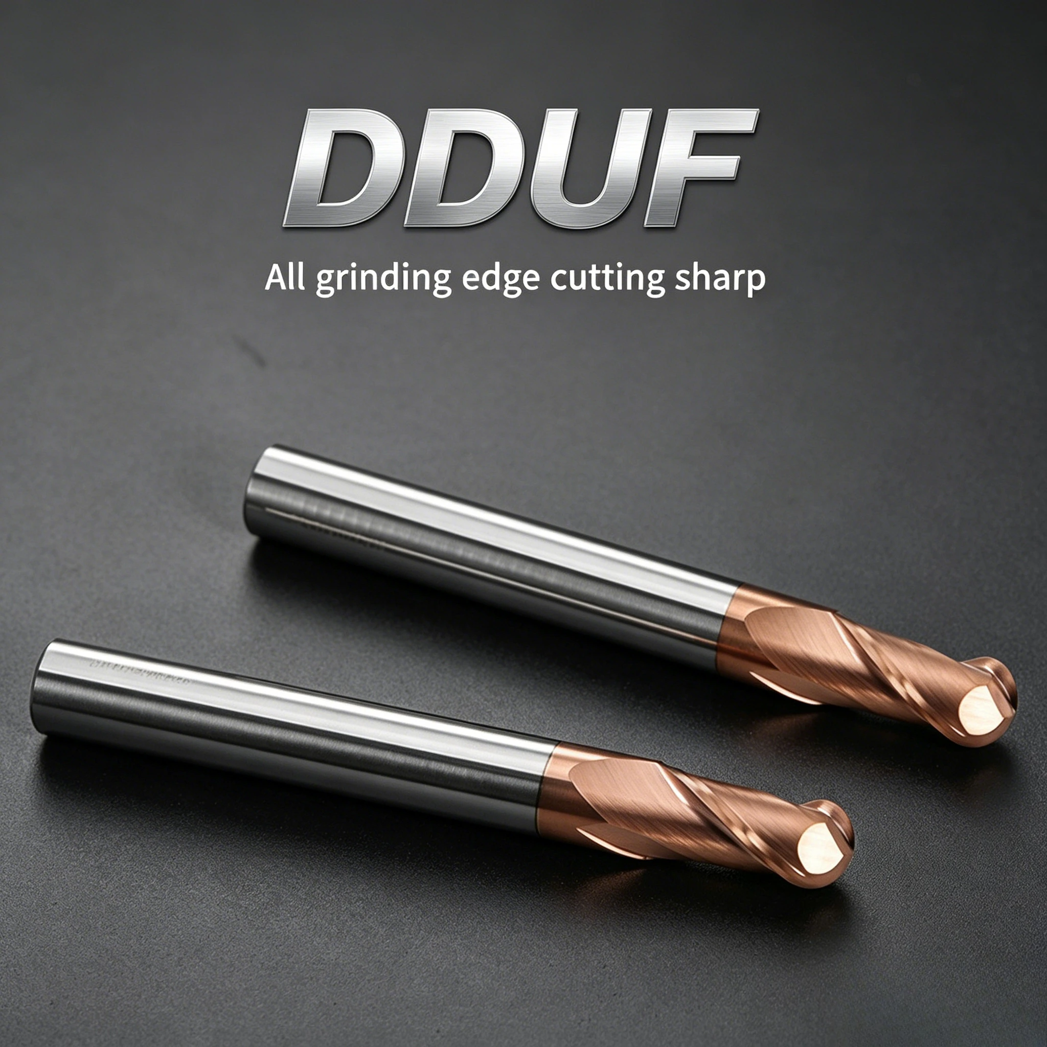HRC55 Coated Ball-Nose Milling Cutter: 2-Flute Carbide Ball-Nose CNC Vertical Helical End mill for Mechanical Metalworking
HRC55 Coated Ball-Nose Milling Cutter: 2-Flute Carbide Ball-Nose CNC Vertical Helical End mill for Mechanical Metalworking