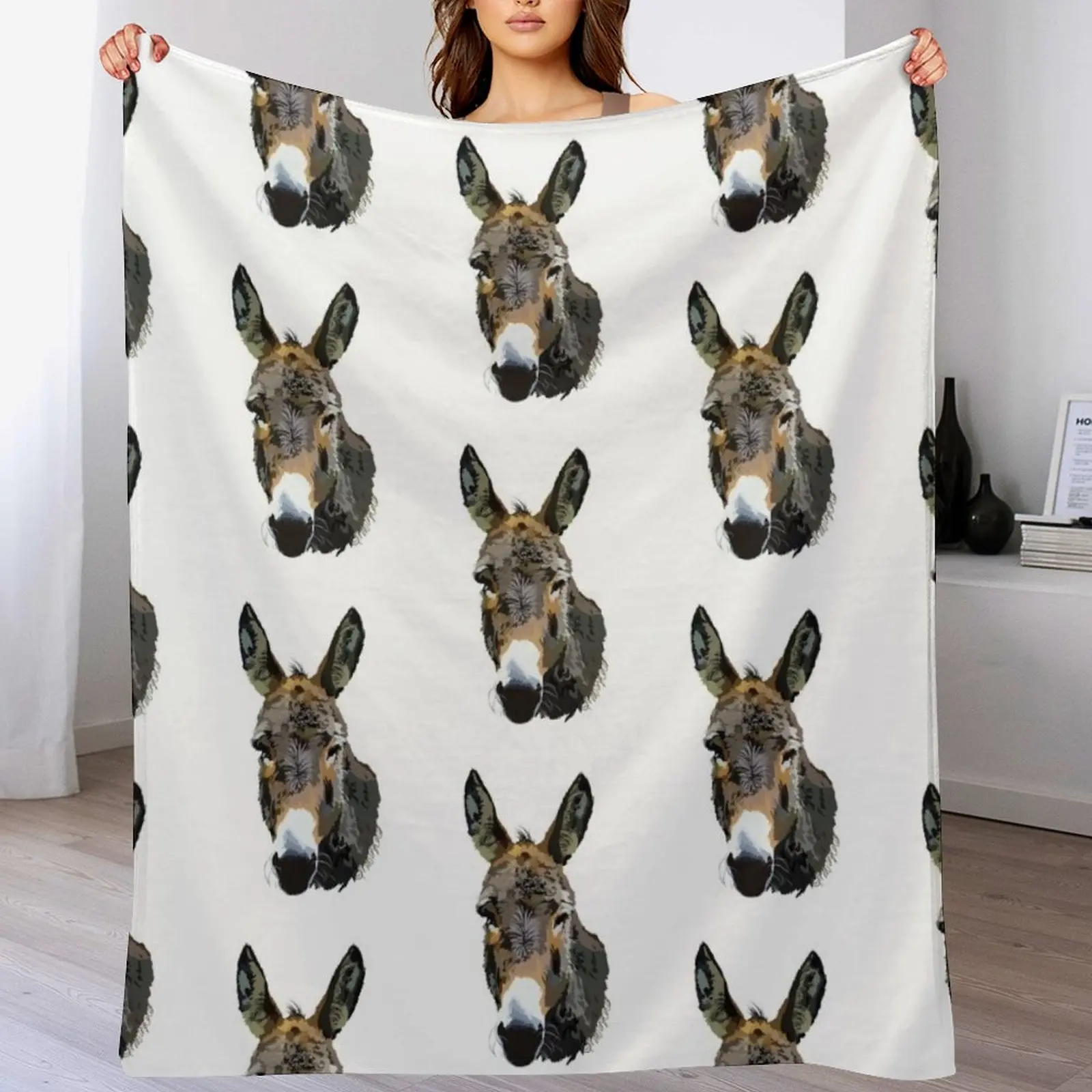 Donkey Throw Blanket Cozy Throw Blanket for Bed Sofa Chair
Donkey Throw Blanket Cozy Throw Blanket for Bed Sofa Chair