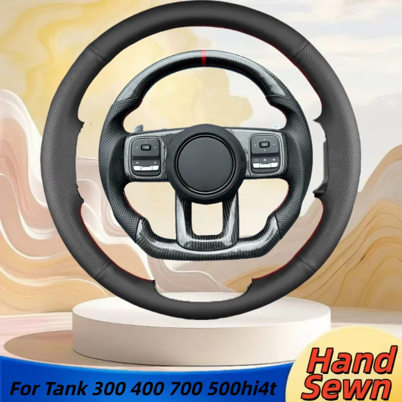 Hand-Sewn Microfiber Leather Car Steering Wheel Cover For Tank 300 400 700 500hi4t Car Interior Accessories
Hand-Sewn Microfiber Leather Car Steering Wheel Cover For Tank 300 400 700 500hi4t Car Interior Accessories