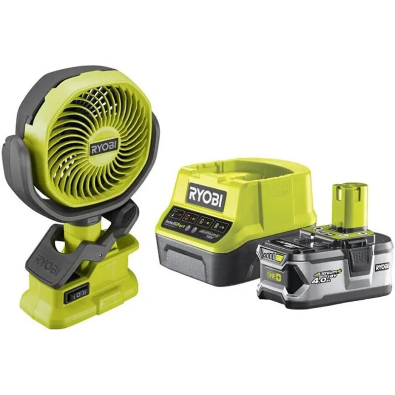 Ryobi RCF18-0 Аккумулятор с зажимом для вентилятора 18 В ONE+ 300 м3/ч Комплект 4,0 Ач
Ryobi RCF18-0 Аккумулятор с зажимом для вентилятора 18 В ONE+ 300 м3/ч Комплект 4,0 Ач