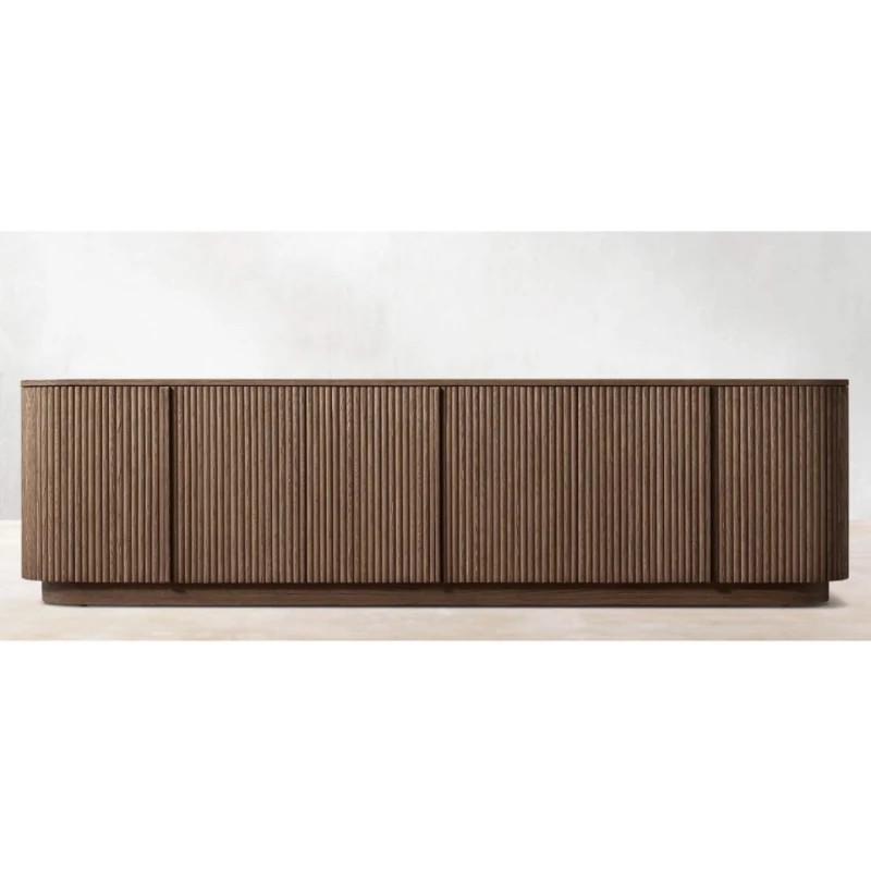 TV cabinet American retro solid wood oak audio-visual cabinet living room French six-door storage floor cabinet
TV cabinet American retro solid wood oak audio-visual cabinet living room French six-door storage floor cabinet