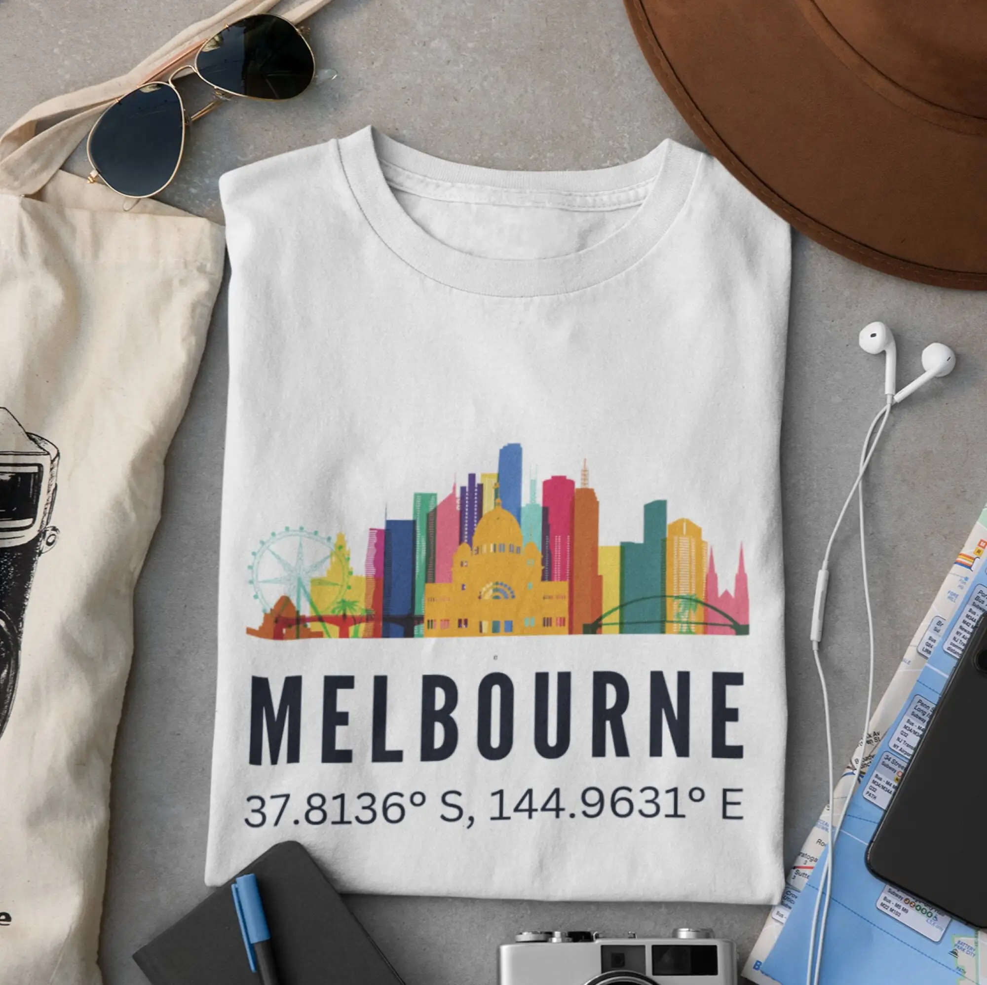 Мельбурнская рубашка skyline Australia, подарок на новоселье, координаты long and lat
Мельбурнская рубашка skyline Australia, подарок на новоселье, координаты long and lat