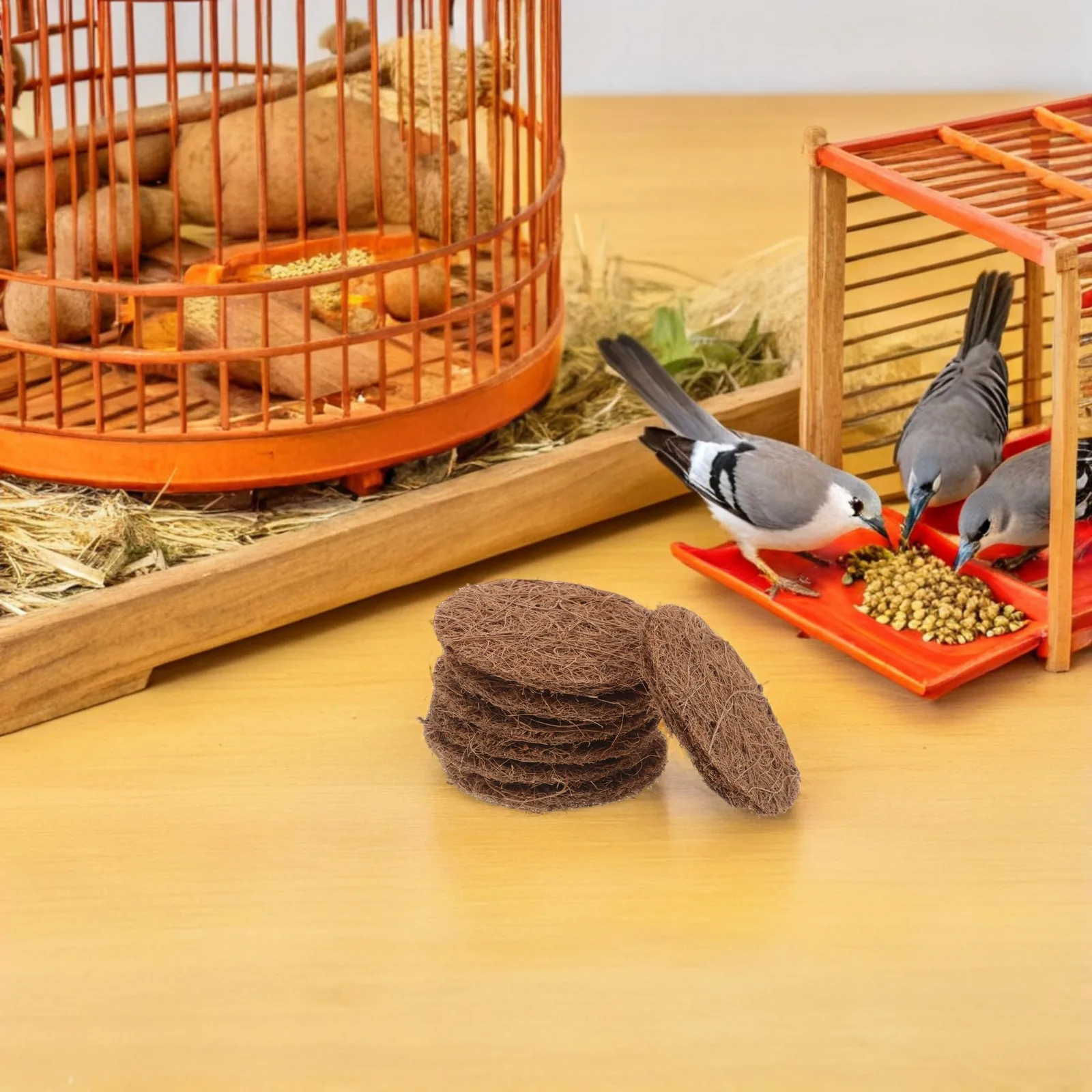 100pcs Pigeon Nest Mats 6Cm Round Coconut Coir Liner For Breeding Natural Bird Nesting Pad Pet Supplies Garden Liner
100pcs Pigeon Nest Mats 6Cm Round Coconut Coir Liner For Breeding Natural Bird Nesting Pad Pet Supplies Garden Liner