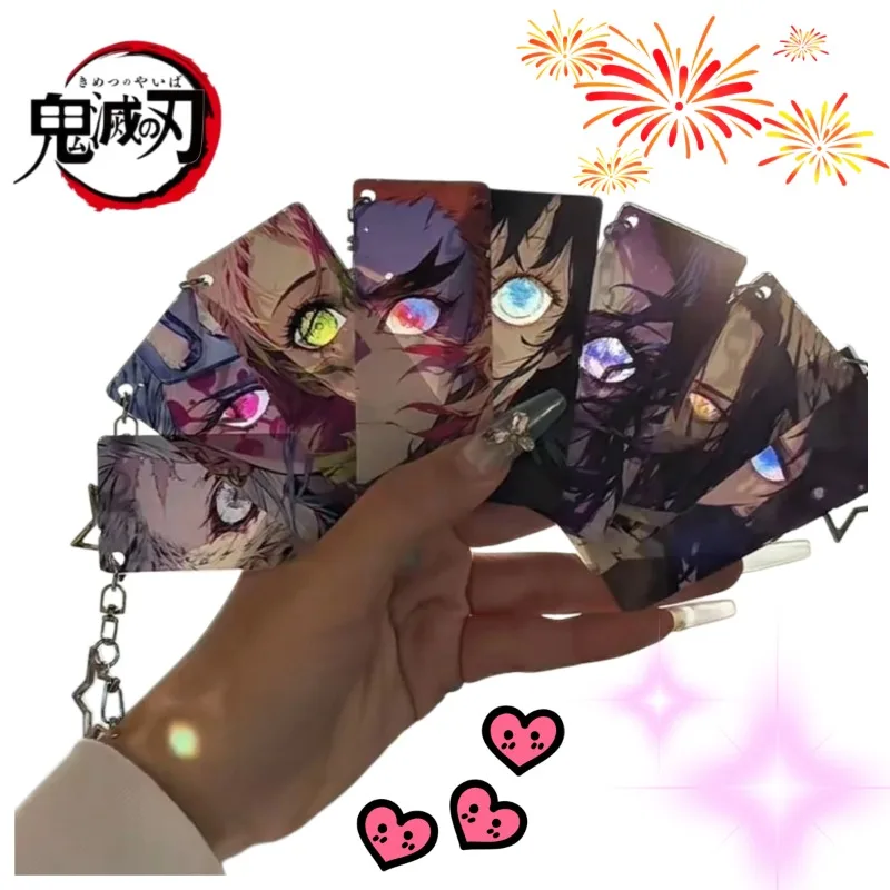 Demon Slayer Acrylic Keychain Eye Design Transparent Card Cute Bag Pendant Fashion Hanging Ornament Gift for Anime Fans
Demon Slayer Acrylic Keychain Eye Design Transparent Card Cute Bag Pendant Fashion Hanging Ornament Gift for Anime Fans