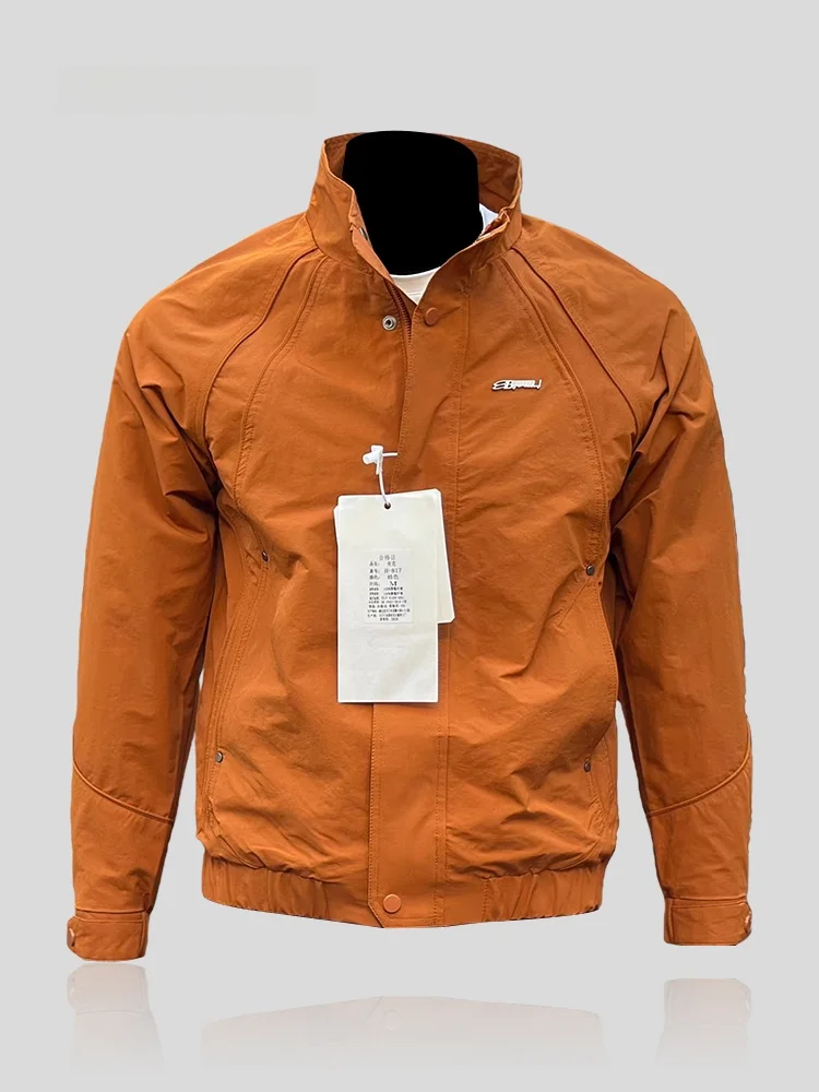 Men's Casual Stand Collar Jacket Windproof Waterproof Slim Fit Youth Small Board Type Outerwear Spring Fashion Sun Protection
Men's Casual Stand Collar Jacket Windproof Waterproof Slim Fit Youth Small Board Type Outerwear Spring Fashion Sun Protection
