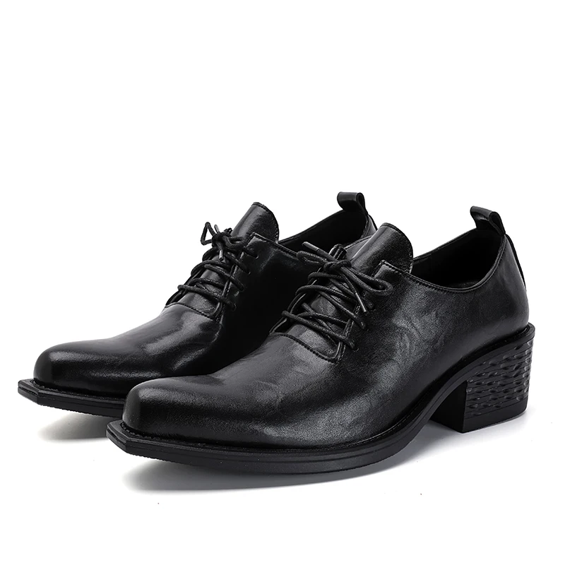 Men Fashion British Style Derby Shoes Brown Leather Block Heel Formal Casual Shoes for Daily Work Party Size 38 - 46 Men Shoes
Men Fashion British Style Derby Shoes Brown Leather Block Heel Formal Casual Shoes for Daily Work Party Size 38 - 46 Men Shoes
