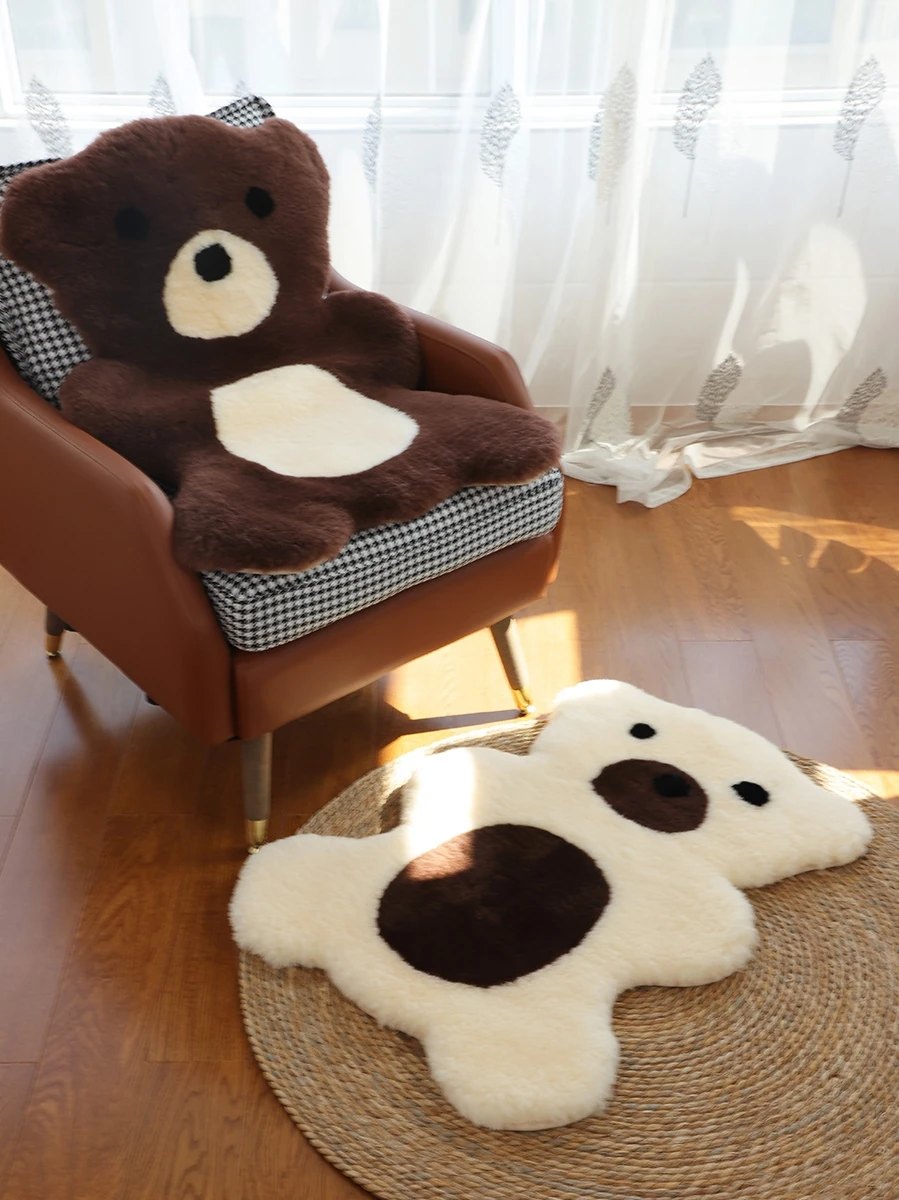 Pure Wool Rug Children's Room Carpet Bears Animals Floor Mats Decoration Girls Boys Room Bedroom Bedside Blanket Home Carpet
Pure Wool Rug Children's Room Carpet Bears Animals Floor Mats Decoration Girls Boys Room Bedroom Bedside Blanket Home Carpet