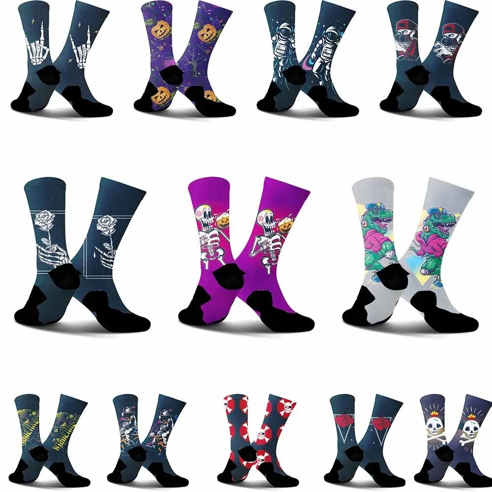 Creative Drunken Skeleton Pattern Sports Cycling Socks, Breathable, Sweat Absorbing, Suitable for Outdoor Sports Enthusiasts
Creative Drunken Skeleton Pattern Sports Cycling Socks, Breathable, Sweat Absorbing, Suitable for Outdoor Sports Enthusiasts